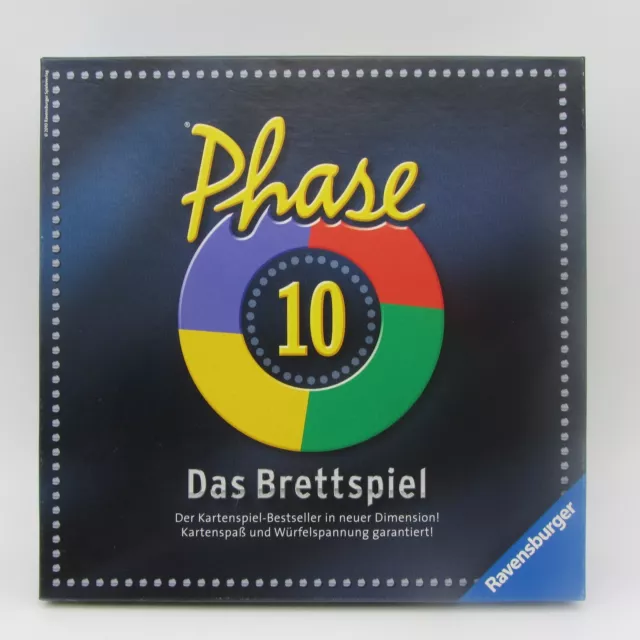 Phase 10 Board Game German Instructions COMPLETE Ravensburger 2010 Card Family