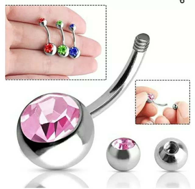 Piercing Nombril Et Oreille Lot De 20 2