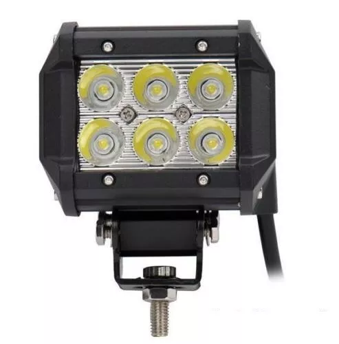 8X 12V 24V 18W Led Feux De Travail Lampe Puissant Projecteur Voiture Atv Chassis 2