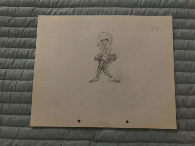 Harman-Ising,   1930'S   Production Cel  , Pencil  Drawing  Frog Dancing