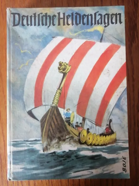 Rauhof:  Deutsche Heldensagen 1958 Boje Verlag illustriert Nibelungen