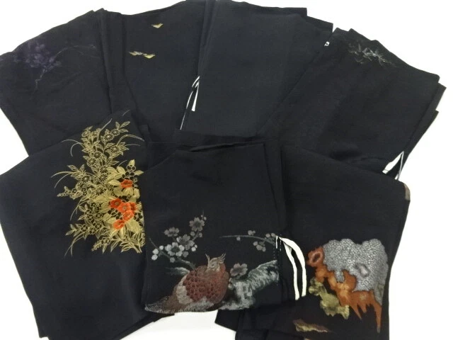 46160# Japanese Kimono / Antique Haori / Set Of 7