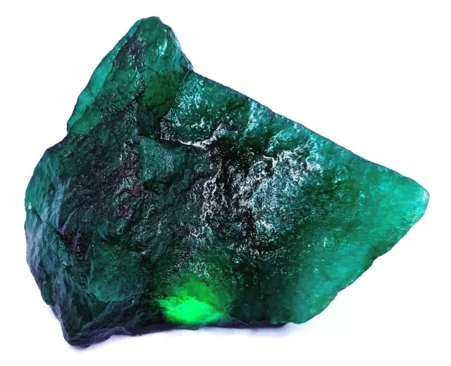 Gorgeous 945 Ct Certified Green Emerald Raw Rough Natural Colombia Gemstone AUD