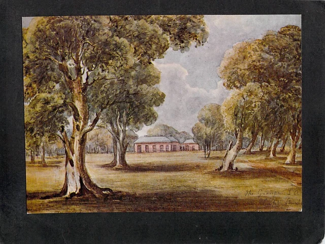 B4213 Australia SA Capt Sturts Home Grange Adelaide artist postcard