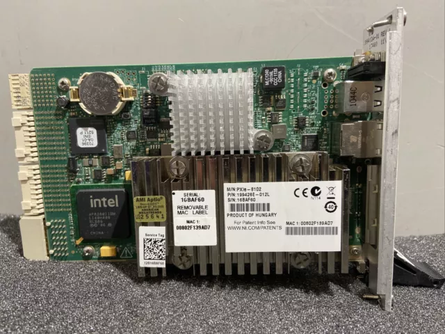 National Instruments NI PXIe-8102 processore dual-core 1,9 GHz PXI incorporato 2