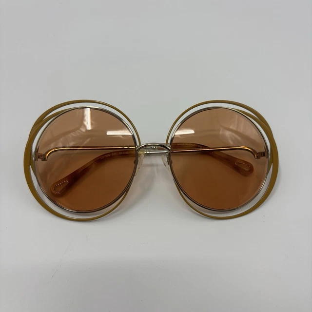 CHLOE CARLINA CHAIN 58mm Round Sunglasses MSRP$420 in  display picture 1