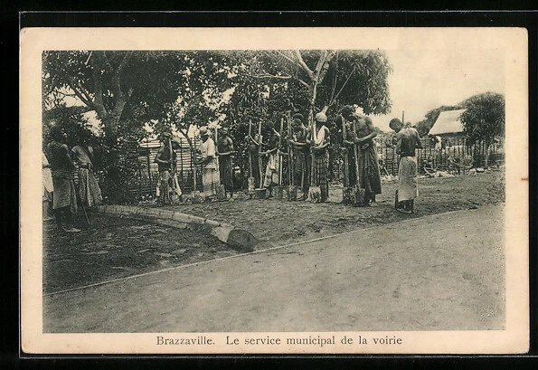 CPA Brazzaville, Le service municipal de la voirie