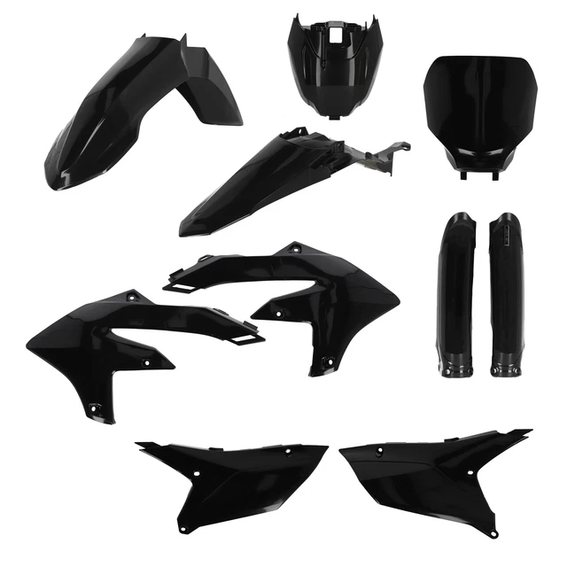 YAMAHA YZ250F 2025 YZ450F 2023 2025 Black Plastics kit + Airbox + Fork