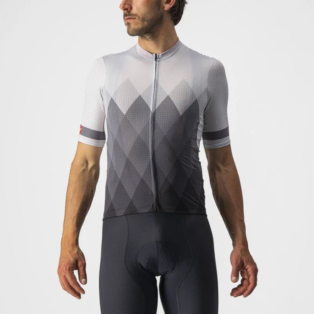 Castelli Maglia Estiva A Tutta Silver Gray/Dark Gray
