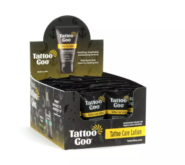 24 PCS Case TATTOO GOO Lotion - Healix Gold 2 oz - Tattoo Aftercare Healing 2