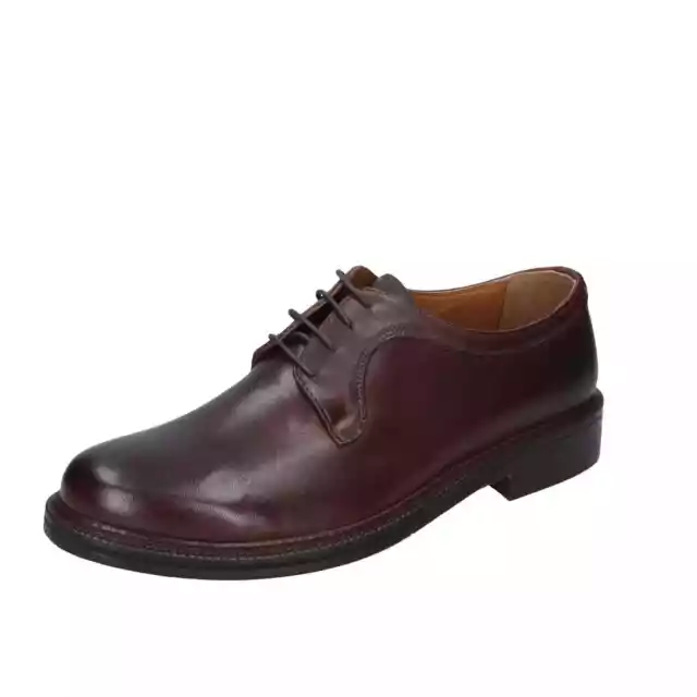 zapatos hombre BRUNO VERRI elegantes marrón cuero BC267