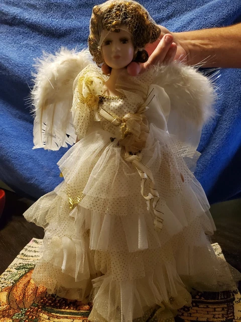 Heritage Signature Collection Porcelain Doll- Shimmering Angel