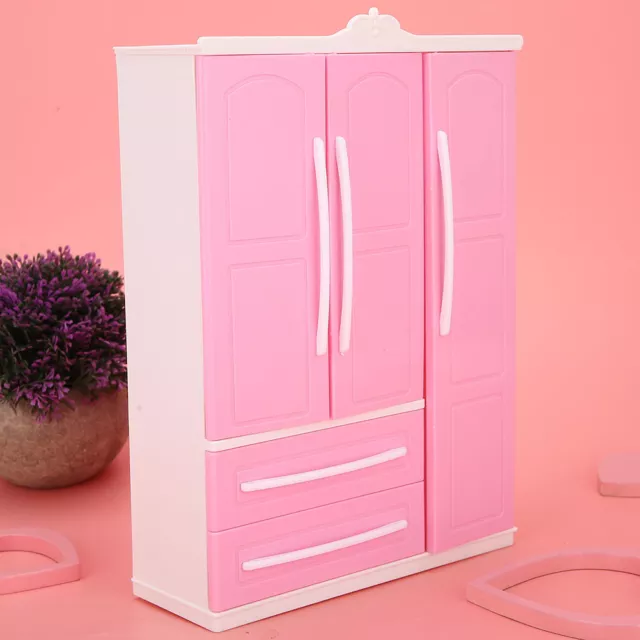 Dollhouse Wardrobe Furniture Accessories Dollhouse Wardrobe Toys Gift Durable