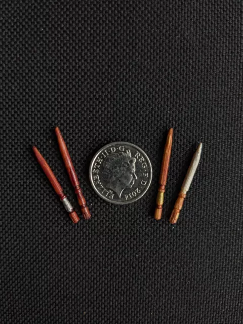 Dolls house Wands, Mini Wands X4. Wizard Haunted House. Miniature. Spooky Scene.