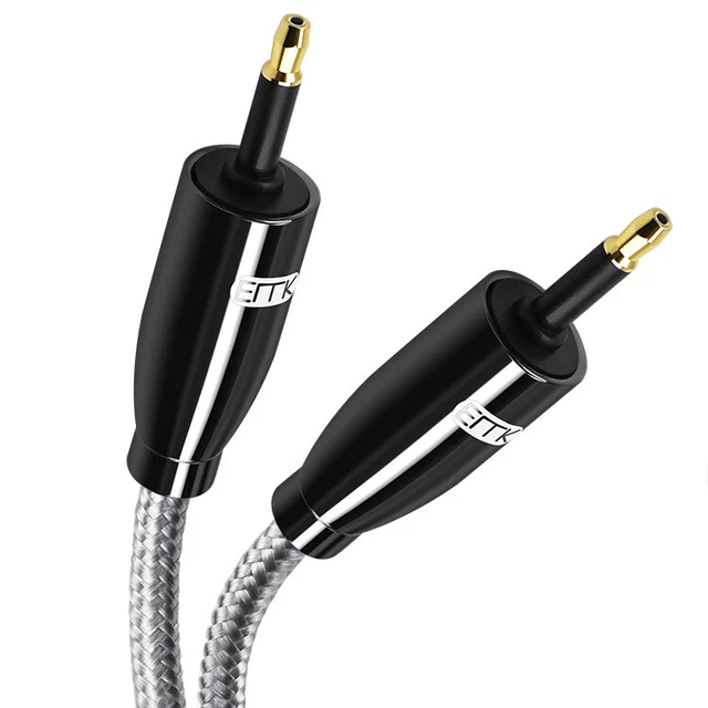 EMK Mini Audio Cable SPDIF Optical Cable Enjoy Clear and Immersive Sound Experie
