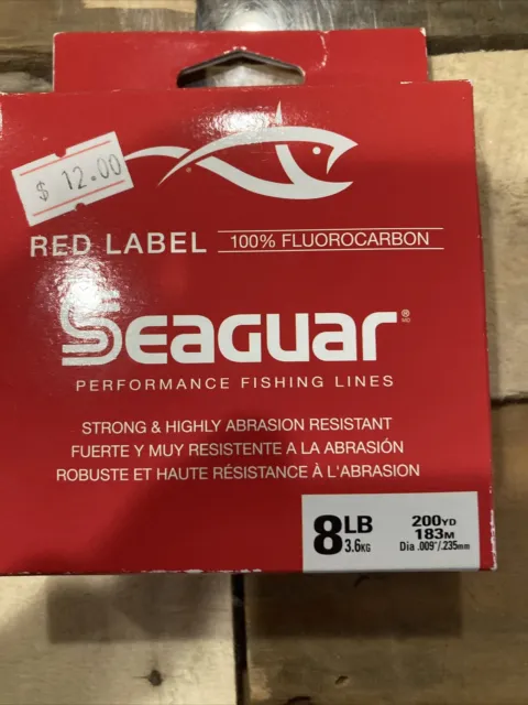 Seaguar Red Label Fluorocarbon 15 FOR SALE! - PicClick