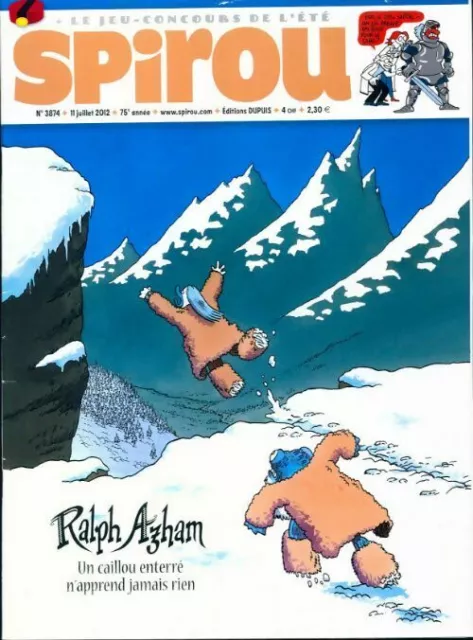 2289736 - Spirou n°3874 : Ralph Azham, un caillou enterré n'apprend jamais rien