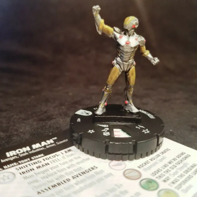 IRON MAN 002  Common - CAPTAIN AMERICA AND THE AVENGERS Marvel Heroclix #2