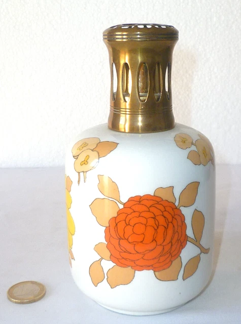 Ancienne lampe Berger en porcelaine R De France