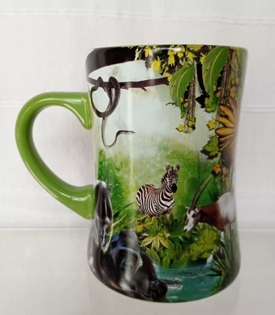 Large Animals Safari Mug Chessington World of Adventures Resort 3D H: 5" Free Po