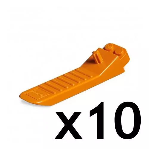 LOTE DE 10 Separadores de Piezas de Lego Color Naranja 630