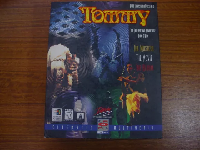 Tommy Interactive CD Rom in Original Box The Musical The Movie The Album