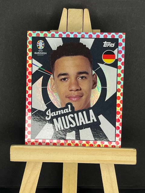 Autocollant Panini EURO 2024 - Jamal Musiala (Joueur à Surveiller) - LILA