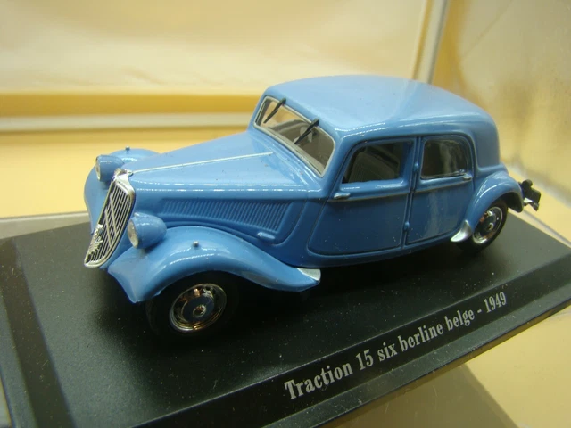 CITROEN TRACTION 15 SIX BERLINE BELGE 1949 1/43 U.H Neuf Boite d'Origine