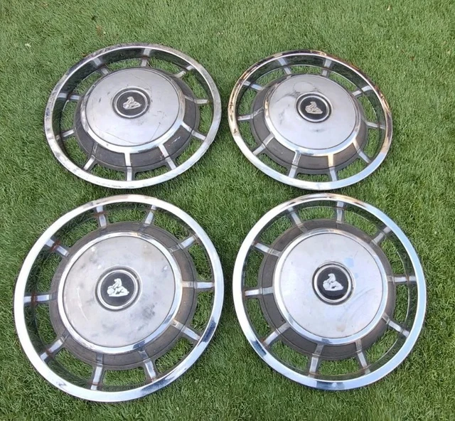 4 BROUGHAM HK Ht Hg Holden Premier Chrome Hub Caps Hubcaps Kingswood