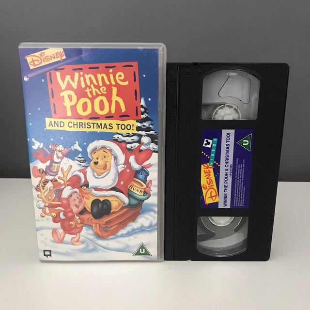 WINNIE THE POOH And Christmas Too - Vhs Video - Walt Disney £6.49 ...