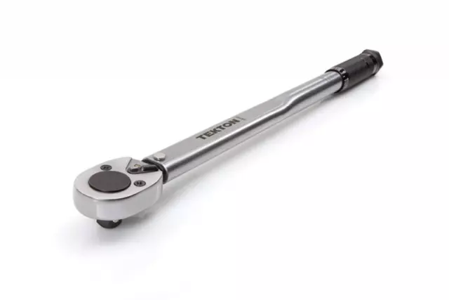 Tekton 1/2 Inch Drive Click Torque Wrench 10-150 Ft Lb 13.6-203.5 Nm Durable New