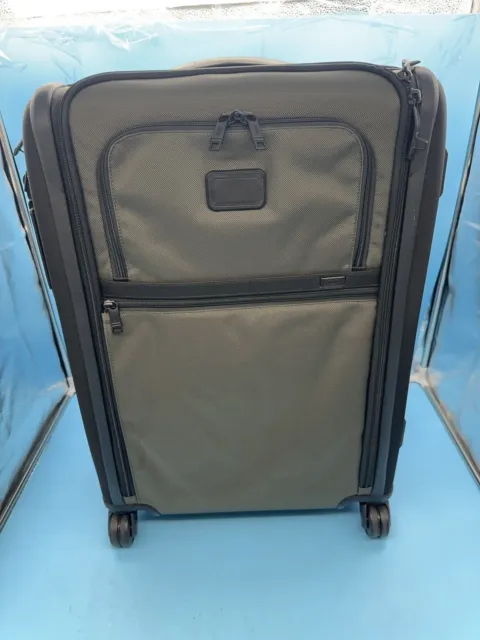 tumi Alpha Short Trip Expandable 4 wheeled packing case Olive Night 2