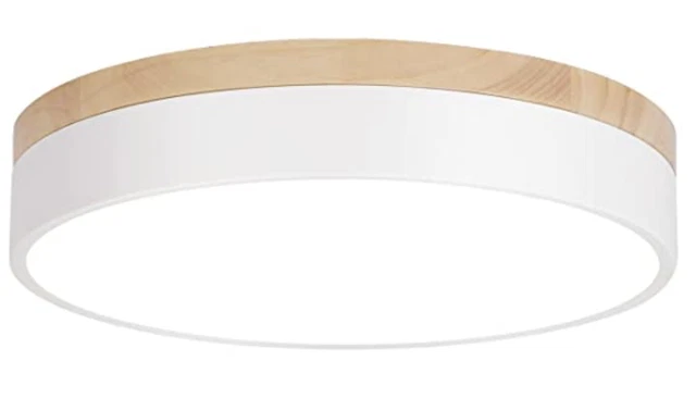 Qamra moderne LED Unterputz Deckenleuchte, Fernbedienung - dimmbar, weiß