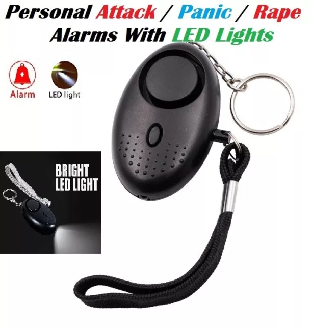 Safety Security Panic Alarm Police Approved Loud 140db Alarm Rape Attack Keyring