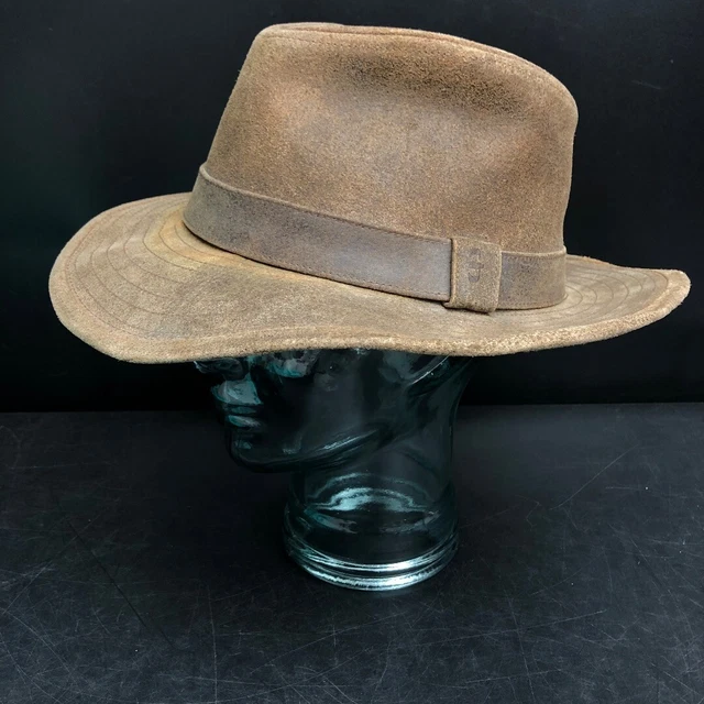 Chapeau De Cowboy Stetson XXX 3X Castor - Taille 7 3/8 Marron - Avec Boîte Vintage, Occasion Parfait état
