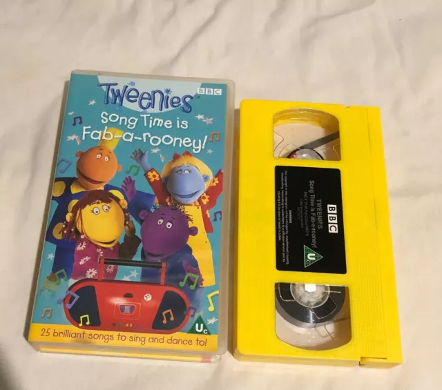 TWEENIES SONG TIME Is Fab~A~Rooney! {Vhs/Pal Video} Kids Bbc Show. Rare ...