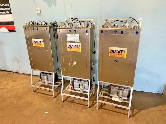 Lot of 3 " N2U Model #N2BC" Commercial nitrogen generators beer gas on site 115v