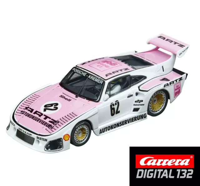 Carrera EVO DIGITAL 1:32 Porsche Kremer 935 No62 K3 slot car also suits  scal...