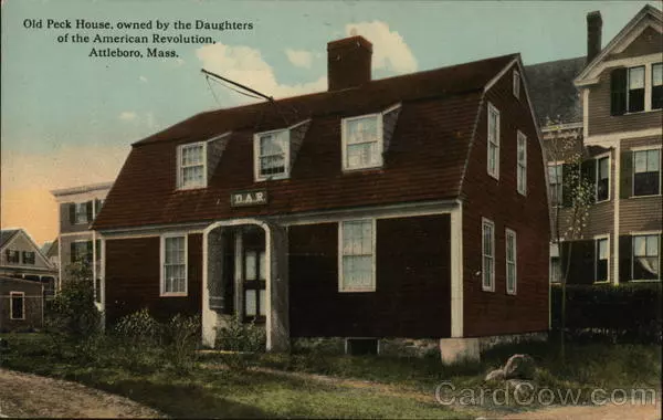 1917 Attleboro,MA Old Peck House,owned by the Daughters of the American Revoluti