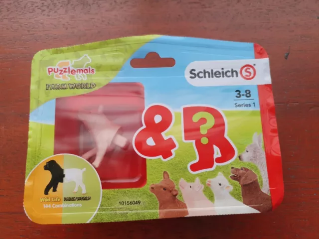 87920 Schleich Puzzlemals Farm World PIG Mix & match animal model plastic toy