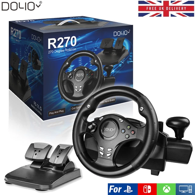 GAMING RACING STEERING Wheel With Pedals Shifter for Xbox Series X S ...