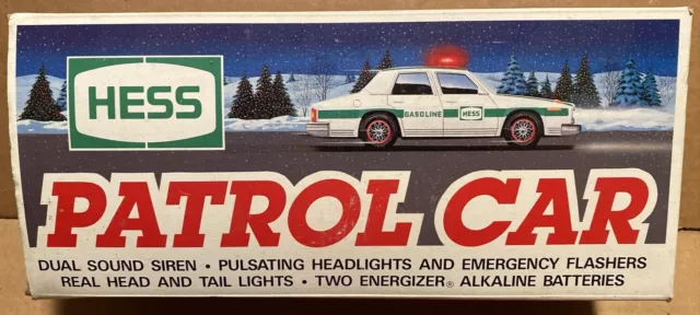 1993 HESS Truck Patrol Car in Original Box