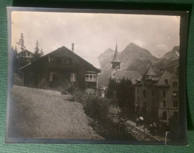 PHOTO ancienne AROSA Suisse Grisons Plessur