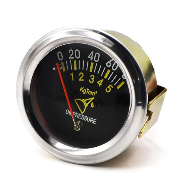 GENERIC OIL PRESSURE Gauge 0-80 PSI Car Modifications Accessories