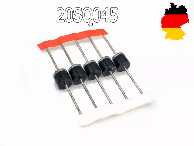 ★5x 20SQ045 POWER Dioden 20A 45V Sperr/Bypass- Diode Solar DE★