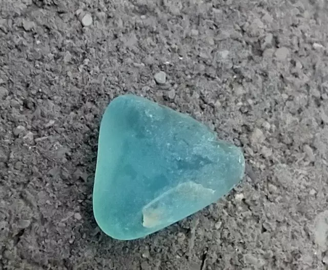 Genuine Sea Glass Beautiful light blue color  SEA218