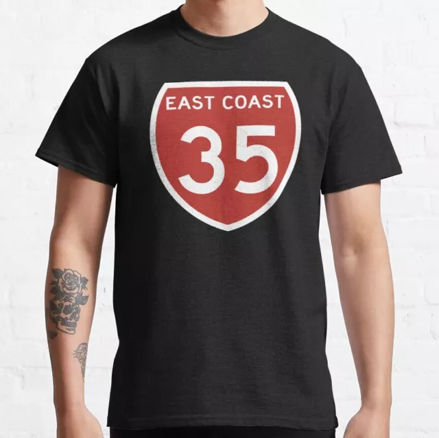 Highway 35, East Coast, New Zealand Classic T-Shirt M-3XL Fast Shipping