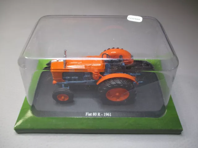 LG2101 UH HACHETTE Tracteur Monde Agricole 74 1/43 1:43 Fiat 80R Italie 1961