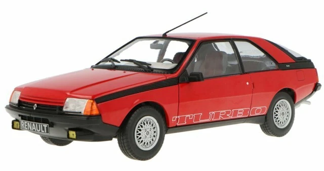 RENAULT Fuego Turbo - 1980 - red - SOLIDO 1:18