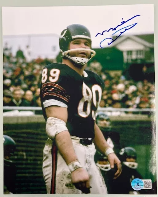 Mike Ditka HOF Signed Chicago Bears 8x10 Photo AUTO BAS COA